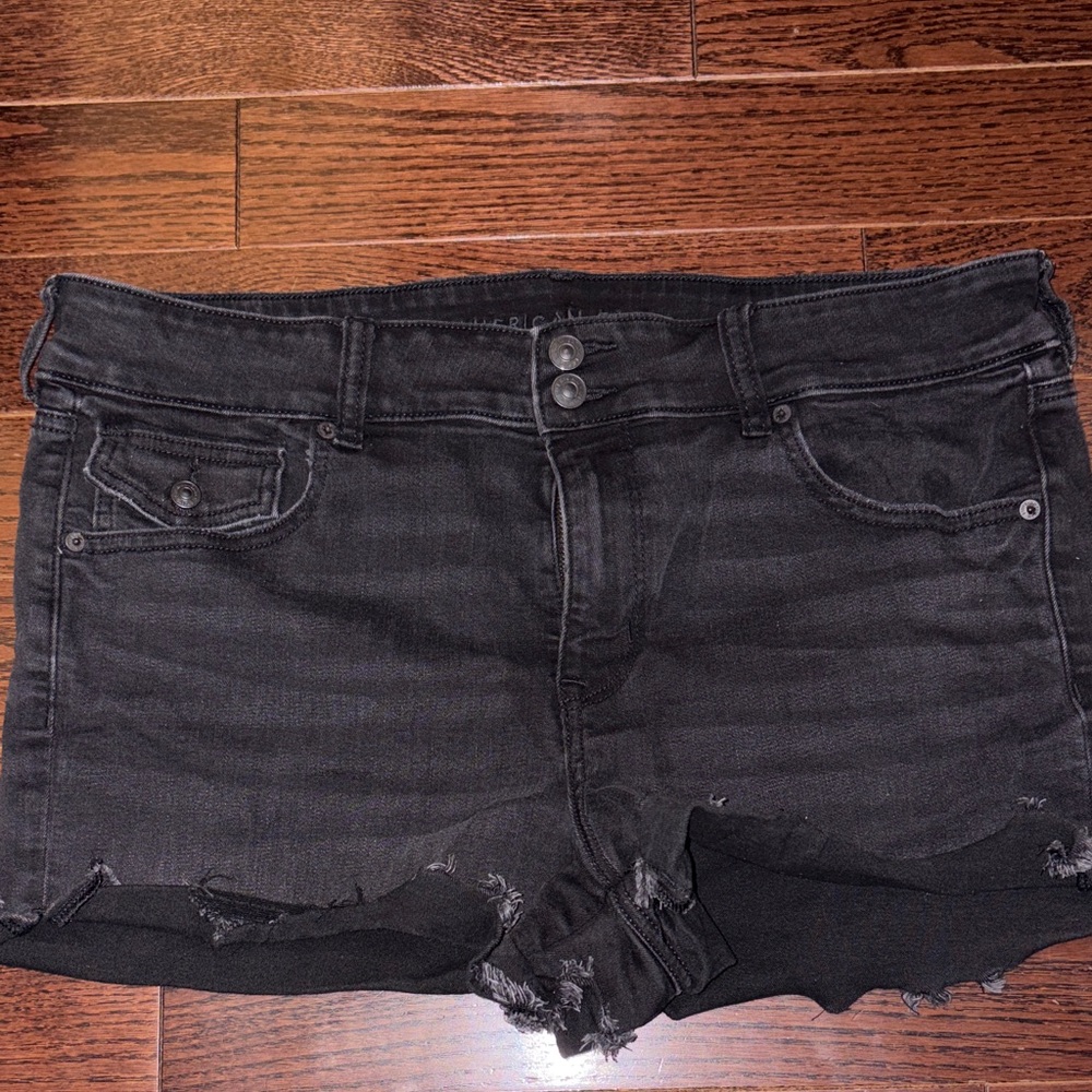 American Eagle Outfitters Dark Gray Jean Shorts